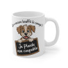 Mug "Je Plaide Non Coupable - Chien Malicieux" - Humour Canin et Original