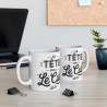 Mug "La Tête dans le Cul (Lulu)" - idée cadeau Humour décalé et tendance
