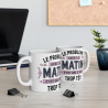 Mug "Le Problème avec le Matin C’est que C’est Trop Tôt" - idée cadeau Humour du Quotidien