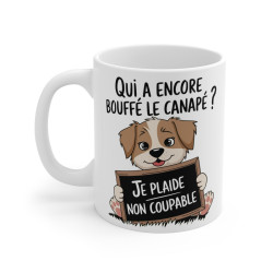 Mug "Je Plaide Non Coupable...