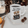 Mug "Je Plaide Non Coupable - Chien Malicieux" - idée cadeau Humour Canin et Original