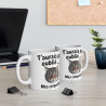 Mug "T'aurais pas oublié mes croquettes ?" - Design Humour Chat