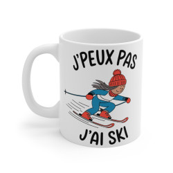 Mug Humour "J'peux Pas,...