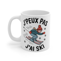 Mug Humour "J'peux Pas,...
