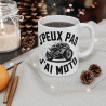 Mug Humour Motard "J'peux Pas, J'ai Moto" – Cadeau  pour les Passionnés de Moto et de Deux-Roues