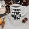 Mug Gamer "J'peux Pas, J'ai Call Of" – Cadeau idéal pour Fans de Jeux Vidéo