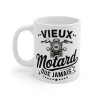 Mug Motard "Vieux Motard Que Jamais" – Cadeau Idéal pour Passionnés de Moto