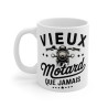 Mug Motard "Vieux Motard Que Jamais" – idée Cadeau pour Passionnés de Moto