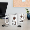 Mug Humoristique - Cadeau Drôle pour Fumeur et Amateur de Café