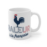 Mug "Râleur à la Française" - Design Humour Coq Français - Cadeau Parfait pour Patriotes et Râleurs