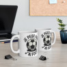 Mug "Je Peux Pas, J'ai Foot" - idée Cadeau pour les Passionnés de Football - Design Humour Footballeur