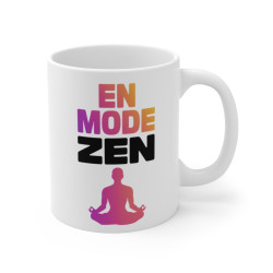 Mug "En Mode Zen" - idée cadeau Relaxation et Méditation