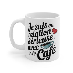 Mug "Je suis en relation...