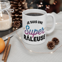 Mug "Je suis une Super Râleuse" - idée cadeau Humour, Féminisme et Force