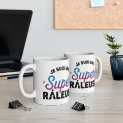 Mug "Je suis une Super Râleuse" - idée cadeau Humour, Féminisme et Force