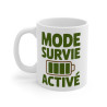 Mug "Mode Survie Activé" - Humour et Survie Quotidienne