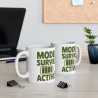 Mug "Mode Survie Activé" - Humour et Survie Quotidienne