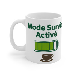 Mug "Mode Survie Activé" -...