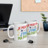 Mug Geek "Je peux pas j'finis ma partie" - Cadeau gamer original