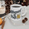 Mug "Attaquant de Pinte" - Cadeau humour bière pour amateurs de bière