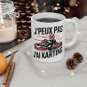 Mug Tasse "J'Peux Pas J'Ai Karting" - Cadeau humour pour passionnés de karting