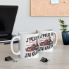 Mug Tasse "J'Peux Pas J'Ai Karting" - Cadeau humour pour passionnés de karting