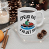 Mug "J'Peux Pas J'Ai JetSki" - Cadeau parfait pour les amateurs de sports nautiques