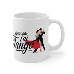 Mug "J'Peux Pas J'Ai Tango" - Cadeau pour les passionnés de danse