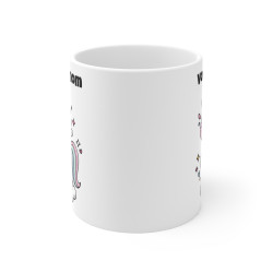 Mug Licorne Personnalisable Personnalisé avec Prénom - idée cadeau pour enfant et adulte