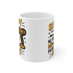 Mug Tasse "Si Papy Ne Peut Le Réparer, Personne Ne Peut" - Cadeau Original pour Les Grands-Pères Bricoleurs