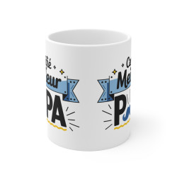 Mug "Certifié Meilleur Papa" - idée cadeau pour la Fête des Pères