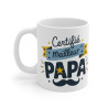 Mug "Certifié Meilleur Papa" - Cadeau pour les pères
