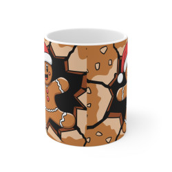 Mug Bonhomme en Pain d'Épice de Noël - Père Noël Festif  pour enfant et adulte