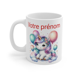 Mug Licorne Personnalisable...