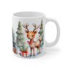 Mug Noël avec Père Noël et Renne - Cadeau Festif et Original pour les Fêtes