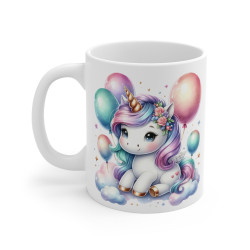 Mug Licorne Arc-en-Ciel et...