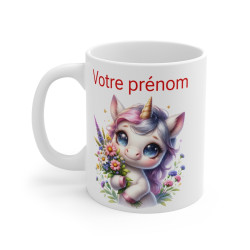 Mug Licorne Personnalisable...