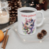 Mug Licorne Personnalisable avec Prénom - Cadeau Mignon et Fleuri pour enfant et adulte