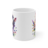 Mug Licorne Adorable avec Bouquet de Fleurs - Cadeau Mignon et Fantaisie pour enfant et adulte