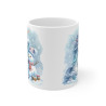Mug Licorne et Bonhomme de Neige - Cadeau Hivernal Magique Noël pour enfant et adulte