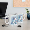 Mug Licorne et Bonhomme de Neige - Cadeau Hivernal Magique Noël pour enfant et adulte