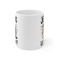 Mug Hérisson Animal  "Je Hais Le Matin" - Idée Cadeau Drôle, Humour pour les Non-Matinaux pour enfant et adulte