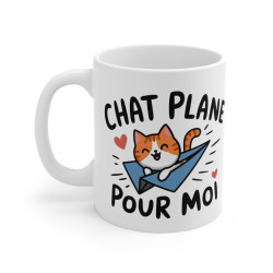 Mug Animal "Chat plane pour...