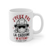 Mug Tasse "J'peux pas, la Caserne m'Attend" - Idée Cadeau  pour Pompiers et Passionnés