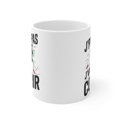 Mug Tasse Drôle"J'peux Pas, J'vais Courir" - Idée cadeau Humoristique Pour Les Passionnés de Running
