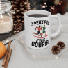 Mug Tasse Drôle "J'peux Pas, J'vais Courir" - Pour Les Passionnés de Running