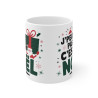 Mug Tasse Noël "J'peux pas, c'est Noël" - idée cadeau Design Festif avec Père Noël