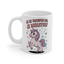 Mug Tasse Licorne  "Je ne...