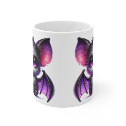 Tasse Mug Chauve-Souris en Céramique Halloween - Idée Cadeau Originale - pour Enfants et Adultes - Tasse à Café