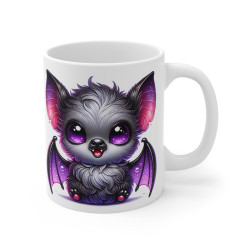 Tasse Mug Chauve-Souris en Céramique Halloween - Idée Cadeau Originale - pour Enfants et Adultes - Tasse à Café
